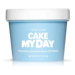 I DEW CARE Cake My Day Hydrating Sprinkle Wash-Off Facial Mask | Korean Skin Care Face Mask With Hyaluronic Acid, Face Moisturizer To Plump, Nourish And Moisturize Skin | Birthday gifts for friends female (3.52 oz)