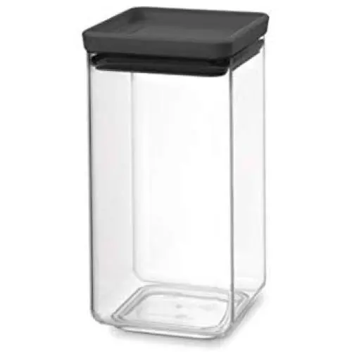 Brabantia 122385 Square Canister, Dark Grey Brabantia 122385 Square Canister, Dark Grey