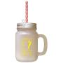 Yellow Soft Baked Monster Cookies Kitchen Recipe Frosted Glass Mason Jar With Straw