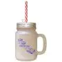 Un délice royal bleu ! Jar en verre Mason glacé au miel et au sucre, avec paille. Un délice royal bleu ! Jar en verre Mason glacé au miel et au sucre, avec paille.