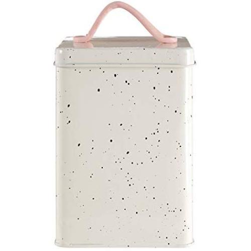 Réservoir de rangement Premier Housewares, Métal galvanisé avec revêtement en poudre, Cuir argenté divisé Réservoir de rangement Premier Housewares, Métal galvanisé avec revêtement en poudre, Cuir argenté divisé