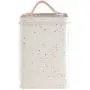 Premier Housewares Storage Canister, Galvanised Metal with Powder Coating, Split Leather Silver