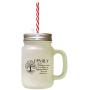 Black Family Like Branches On Tree Grow Different #1 Frosted Glass Mason Jar With Straw