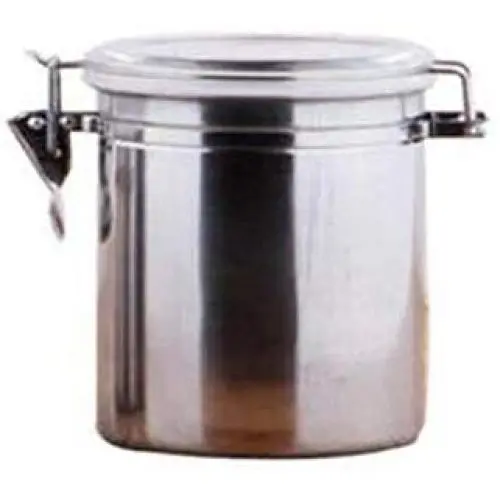 Stainless Steel Sealed Canister Tanks Coffee Bean Sugar Tea Storage Jar Bottle Kitchen Can Pot Metal Box Bowl,9 X 10.5Cm Stainless Steel Sealed Canister Tanks Coffee Bean Sugar Tea Storage Jar Bottle Kitchen Can Pot Metal Box Bowl,9 X 10.5Cm