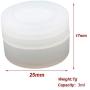 SZBS Silicone containers 3ml Clear Container For Dab Oil Non-stick Round Shape Concentrate Wax Storage Jars (50)