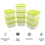 Arrow Mehrfache Kunststoff-Aufbewahrungsbehälter Set, 10er Pack, 1 Pint/16 Unzen, ideal für Lebensmittel, Meal Prep, Reste, Gefrieren, Lagern, Erwärmen – Klare Behälter mit Deckeln, BPA-frei, Geschirrspüler- und Mikrowellengeeignet