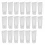 20PCS Emply Refillable Plastic Cosmetic Soft Tube Vial Bottles with Flip Cover Makeup Travel Sample Packing Storage Holder Container for Toothpaste Shampoo Facial Cleanser Body Lotion (100ml/3.4oz)