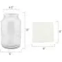 Two 1-Gallon Glass Kombucha Jars w/Cotton Cloth Covers & Plastic Lids for Storage after Brewing (2-Pack) Two 1-Gallon Glass Kombucha Jars w/Cotton Cloth Covers & Plastic Lids for Storage after Brewing (2-Pack)