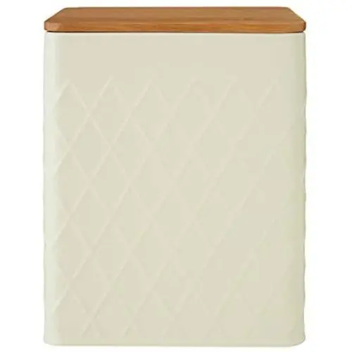 Boîte de rangement rhombus Premier Housewares, Crème, Moyenne Boîte de rangement rhombus Premier Housewares, Crème, Moyenne