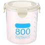 OUYAWEI for Kitchen Grain Storage Tank Box Transparent Sealed Plastic Jar Food Storage Container Green 800ml