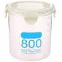 Réservoir Transparent en Plastique Sealé pour Graines et Aliments - Pot de Conservation Vert 800ml Réservoir Transparent en Plastique Sealé pour Graines et Aliments - Pot de Conservation Vert 800ml