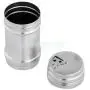 Fenfangxilas Condiment Storage Jar, Portable Stainless Steel Condiment Shaker Salt Pepper Spice Storage Bottle Jar for Restaurant Hotel Kitchen Tool Fenfangxilas Condiment Storage Jar, Portable Stainless Steel Condiment Shaker Salt Pepper Spice Storage Bottle Jar for Restaurant Hotel Kitchen Tool