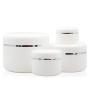 Portable Refillable Empty Cosmetic Jars Lotion Travel Container with Lids BPA-Free Plastic Face Cream Makeup Jars, 20g