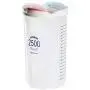 Hybei Food Storage Box, Petal Seal Transparent Plastic Cans Grains dry Food Storage box Transparent Storage Box (C)