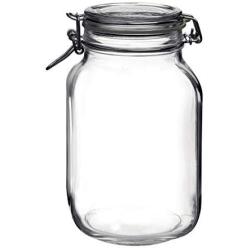 Bormioli Rocco Fido Jar 2L with Airtight Bail and Seal Closures