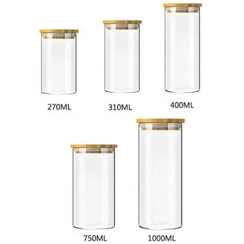 Glass Sealed Jars, Kitchen Household Grain Storage Tanks, Storage Spices/Pasta/Oatmeal/Coffee Beans Glass Sealed Jars, Kitchen Household Grain Storage Tanks, Storage Spices/Pasta/Oatmeal/Coffee Beans