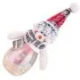 LIOOBO Christmas Candy Jar Snowman Santa Clear Plastic Candy Jar Gift Bottle Holder Decorative Candy Box for Christmas Party Favor