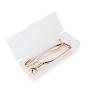 Lisapack 2PCS Metal Eye Cream Applicator Wand Stick, Massager Tool for Facial Massage, Reduce Puffiness (Rose Gold)