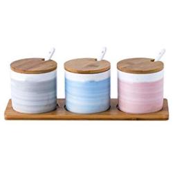 Mini Spice Jars Nordic creative seasoning set three-piece kitchen supplies