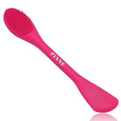 PINNE Face Mask Brush Applicator, Double-Ended Silicone Mask Beauty Tool, Soft Silicone Facial Mud Mask Brush