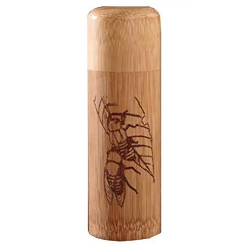 Travel Outdoor Portable Mini Bamboo Container Tea Jar/Tea Sealed Can/Tea Storage Canister/Tea Caddy/Tea Tin(Cicada) Travel Outdoor Portable Mini Bamboo Container Tea Jar/Tea Sealed Can/Tea Storage Canister/Tea Caddy/Tea Tin(Cicada)