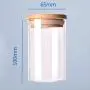Bouteille de Stockage en Verre de Borosilicate Transparent Haute Transparence – Rodalind-CA Bouteille de Stockage en Verre de Borosilicate Transparent Haute Transparence – Rodalind-CA