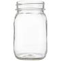 Seacoast 16 Oz Mason Jars, Regular Mouth With Steel Lids, (Set of 6)