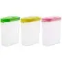 Plastik Obstbehälter 250ml 2 Deckel, Geschlossenes Schale, Getreidebehälter, Sortierbehälter, Lebensmittelbehälter – 3 Farben