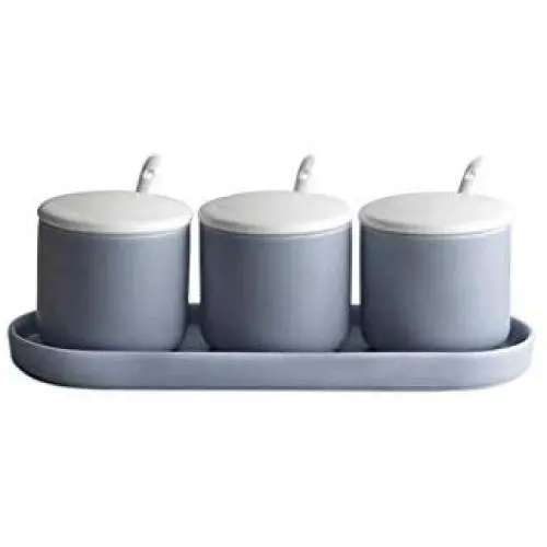 Keramik-Gewürzsatz XXDTG, Gewürflese, Küchengerät, moderner Design.