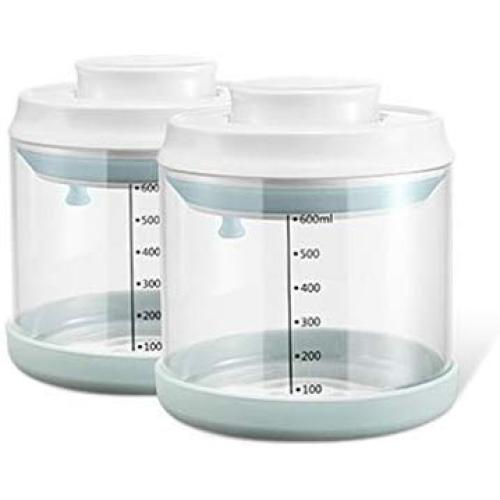 Storage Tank ABS Material Transparent Sealed cans Food Storage Storage Tank (Color : A)