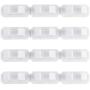 LIShuai 4 Sets Kitchen Clip Spice Gripper Jar Rack Storage Holder Wall Cabinet Door (White,One Size)