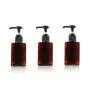 100ml / 3.3oz Refillable Empty Plastic Pump Bottles Jars Set for Makeup Cosmetic Bath Shower Shampoo Hair-Conditioner Toiletries Liquid Containers Bathroom Accessory Set (Brown) 100ml / 3.3oz Refillable Empty Plastic Pump Bottles Jars Set for Makeup Cosmetic Bath Shower Shampoo Hair-Conditioner Toiletries Liquid Containers Bathroom Accessory Set (Brown)