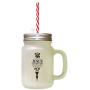 Black Close By Me Forever And Love Me I Pray Frosted Glass Mason Jar With Straw
