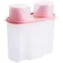 Kitchen storage box, plastic compartment, transparent food storage tank