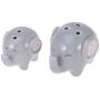 Yardwe Spice Salt & Pepper Shakers,2pcs Cute Elephant Shaped Seasoning Bottle Kitchen Seasoning Jars