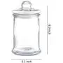 44OZ Glas Apothekerglas-Set mit 5 x 8,8 Zoll Glasbehälter-Set mit Kugellidschluss, 2-teilig