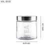 Glass Canister Set with Stainless Steel Lids 57/44/29 Ounce for Coffee, Sugar and Tea (3-Piece Assorted)