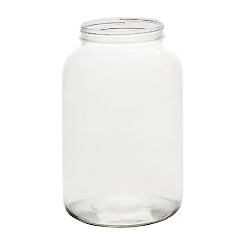 Bocal en Verre 1 Gallon North Mountain Supply – 110 pcs avec Couvercles Plastiques Blancs et Grommets – Étui de 4 Bocal en Verre 1 Gallon North Mountain Supply – 110 pcs avec Couvercles Plastiques Blancs et Grommets – Étui de 4