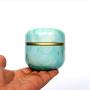 Ibnotuiy 6PCS Tinplate Mini Tea Coffee Storage Tins Creative Portable Food Storage Container for Tea Candy (Random Color)