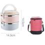 Thermos Food Jar Multi-storey Thermos 304 Stainless Food Flask,Leakproof Insulated Food Containers (Size : 700ML)