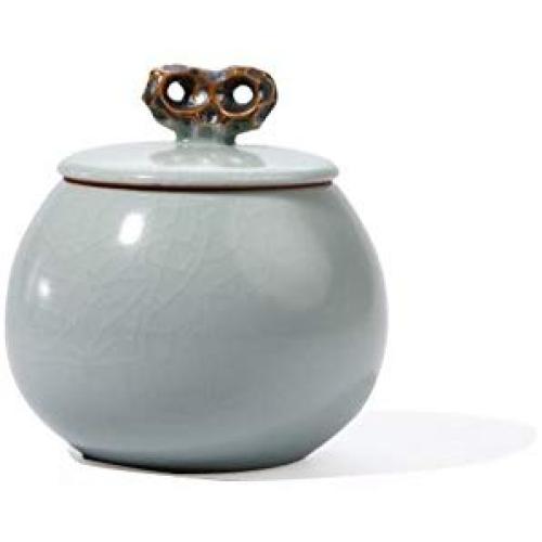 Porcelain Tea Container tea Storage Containers ceramic Jar Milk Pot-a 9x9cm(4x4inch)