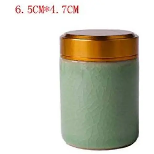 Ceramic tea box dried fruit storage tank sealed bottle tea set accessories home sealed tank storage,5 Ceramic tea box dried fruit storage tank sealed bottle tea set accessories home sealed tank storage,5