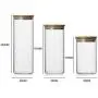 Inconceivabm Exquisite Cereal Container Glass Sealing Food Preservation Tea Kitchen Storage Box Containers Food Storage Containers