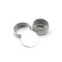 ECYC 5Pcs Empty Cosmetic Ointment Jars Refillable Aluminum Eye Cream Mask Container with Screw Cap