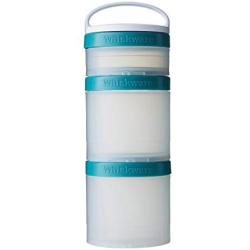 Whiskware by BlenderBottle C02578 Stackable Pack Snack Container, Teal