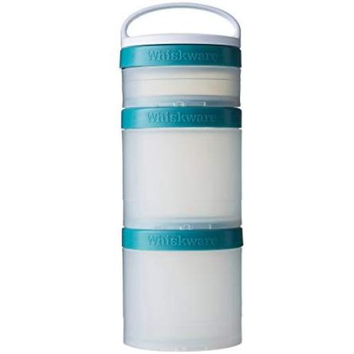 Whiskware by BlenderBottle C02578 Stackable Pack Snack Container, Teal