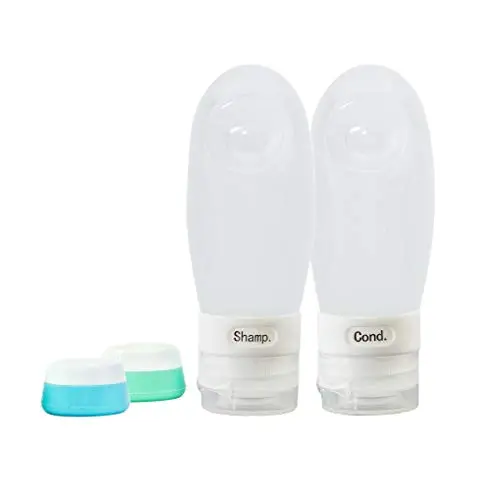 Silikon Reisezubehör Behälter Sets, Silikon Kosmetikcreme Gläser für Toilettenartikel, Kompakte Reisebehälter mit sicheren, abnehmbaren Deckeln für geschäftliche oder private Reisen, Spaß für Outdoor-Aktivitäten.