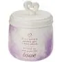 Precious Moments 191443 Sharing Jar, Cream/Rose Gold/Purple