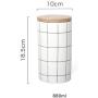 Ceramics Storage Jars Bottle Sealed Cans Tea Boxes Nordic Style Storage Containers with Lid Tank for Spices Kitchen Accessories
