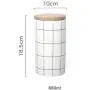 Bouteilles de Rangement en Céramique Boîtes à Thé Scandinave avec Couvercle pour Épices/Accessoires de Cuisine Bouteilles de Rangement en Céramique Boîtes à Thé Scandinave avec Couvercle pour Épices/Accessoires de Cuisine